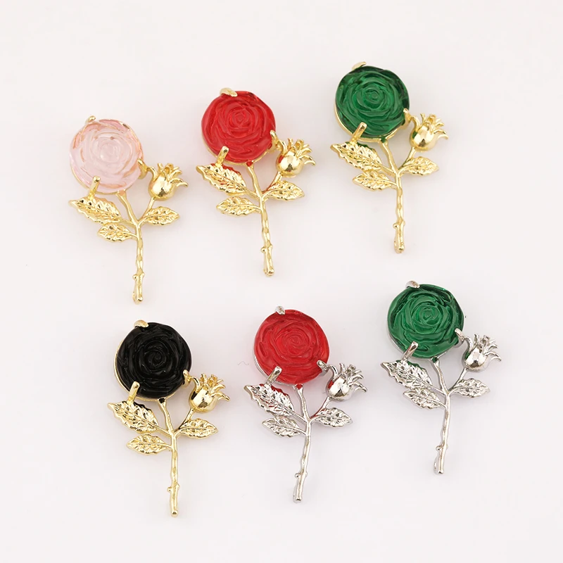 WHSOK 40Pcs 25*41MM Jewelry Accessories/DIY Making/Flower Shape/Hand Made/Rhinestone Pendant/Jewelry Findings & Components
WHSOK 40Pcs 25*41MM Jewelry Accessories/DIY Making/Flower Shape/Hand Made/Rhinestone Pendant/Jewelry Findings & Components