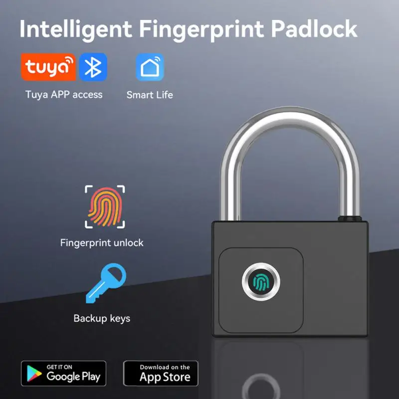 Smart Fingerprint Printing Padlock IP65 Waterproof Tuya Bluetooth USB Rechargeable Key Unlock Anti-theft Bag Cabinet Door Lock
Smart Fingerprint Printing Padlock IP65 Waterproof Tuya Bluetooth USB Rechargeable Key Unlock Anti-theft Bag Cabinet Door Lock