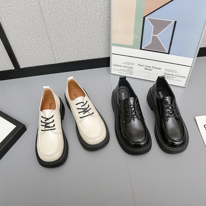 Women Shoes Autumn Modis British Style Clogs Platform Oxfords Black Flats Female Footwear Fall 2022 Preppy Cross Creepers Leathe
Women Shoes Autumn Modis British Style Clogs Platform Oxfords Black Flats Female Footwear Fall 2022 Preppy Cross Creepers Leathe
