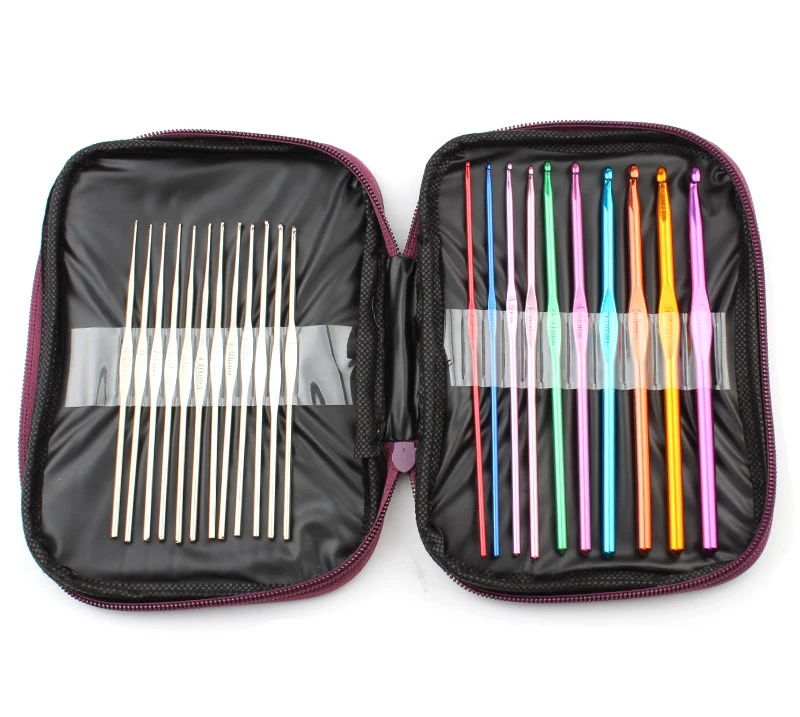 DIY 16 Sizes Crochet Hooks Needles Stitches Knitting Craft Case Crochet agulha set Weaving Tools Sewing Tools GYH
DIY 16 Sizes Crochet Hooks Needles Stitches Knitting Craft Case Crochet agulha set Weaving Tools Sewing Tools GYH