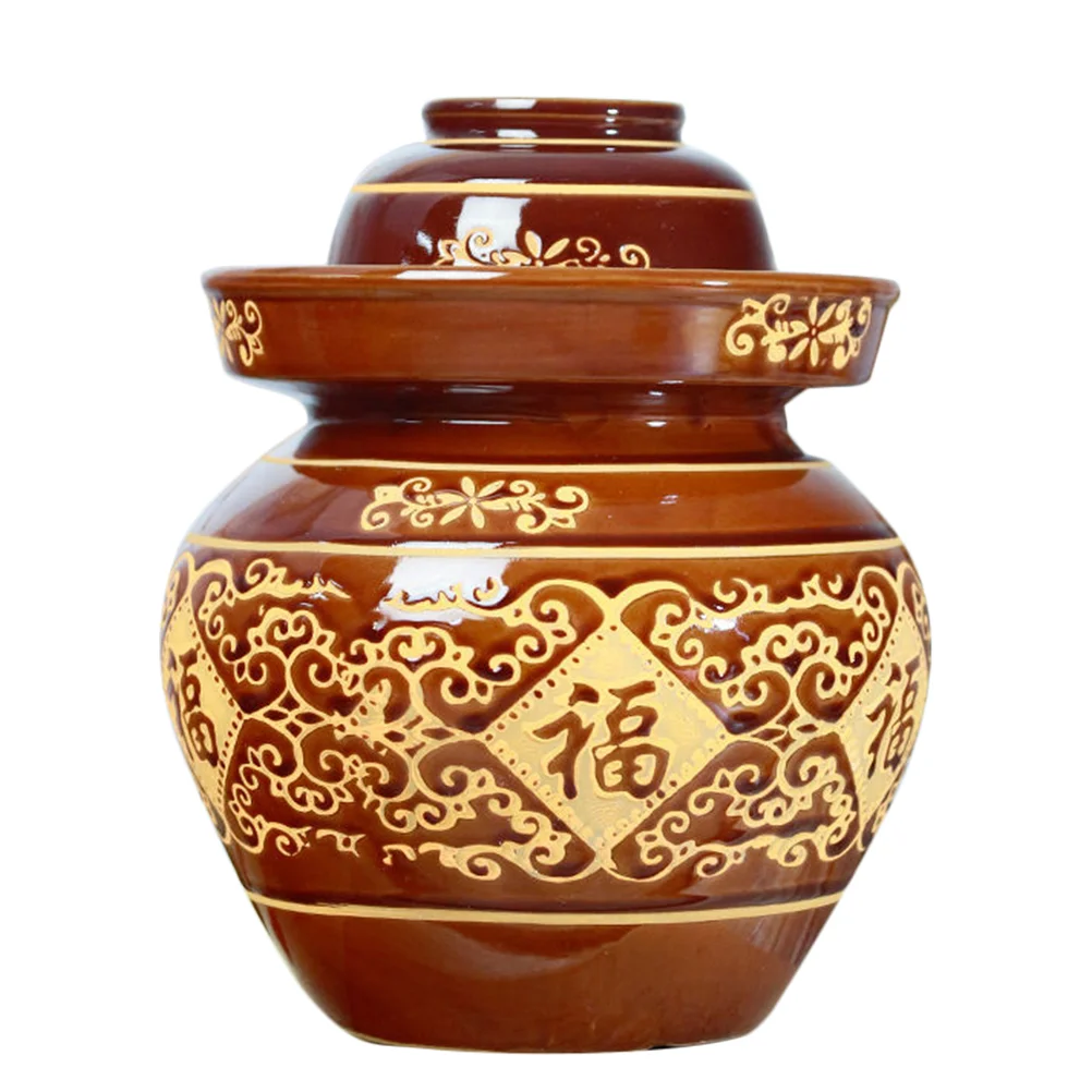 1 Set Large Capacity Pickle Sealed Storage Jar Sauerkraut Can for Kitchen Restaurant
1 Set Large Capacity Pickle Sealed Storage Jar Sauerkraut Can for Kitchen Restaurant