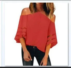 2022 Women's Sexy Chiffon Halter Off Shoulder Blouses 3/4 Bell Sleeve Spring Summer Tops Shirts
2022 Women's Sexy Chiffon Halter Off Shoulder Blouses 3/4 Bell Sleeve Spring Summer Tops Shirts