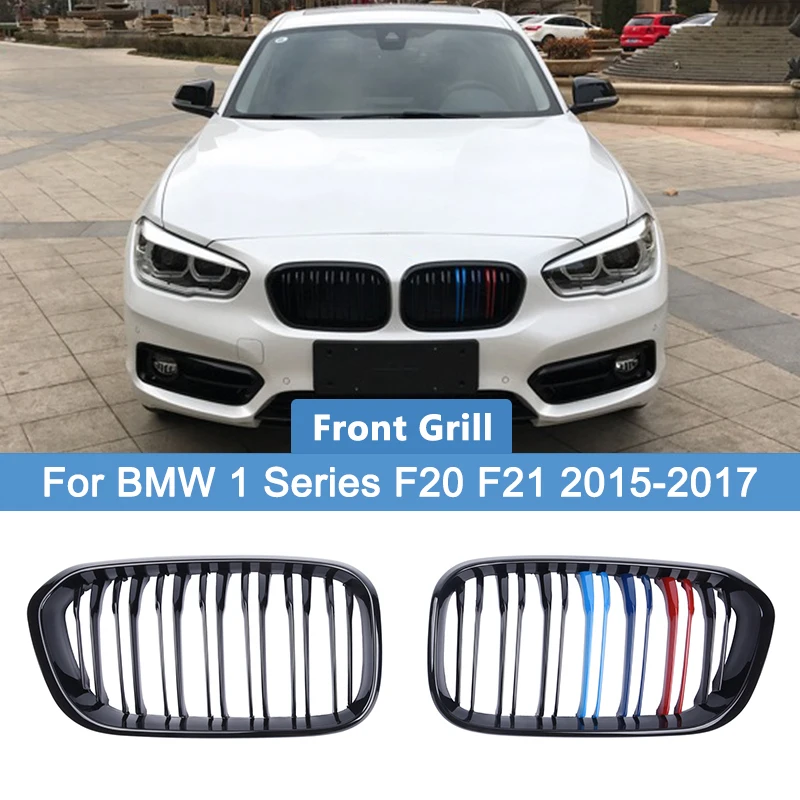 Car Front Bumper Grille M Color/Gloss Black Double Slatted Front Kidney Grille for BMW 1 Series F20 F21 2015-2017 Racing Grille
Car Front Bumper Grille M Color/Gloss Black Double Slatted Front Kidney Grille for BMW 1 Series F20 F21 2015-2017 Racing Grille