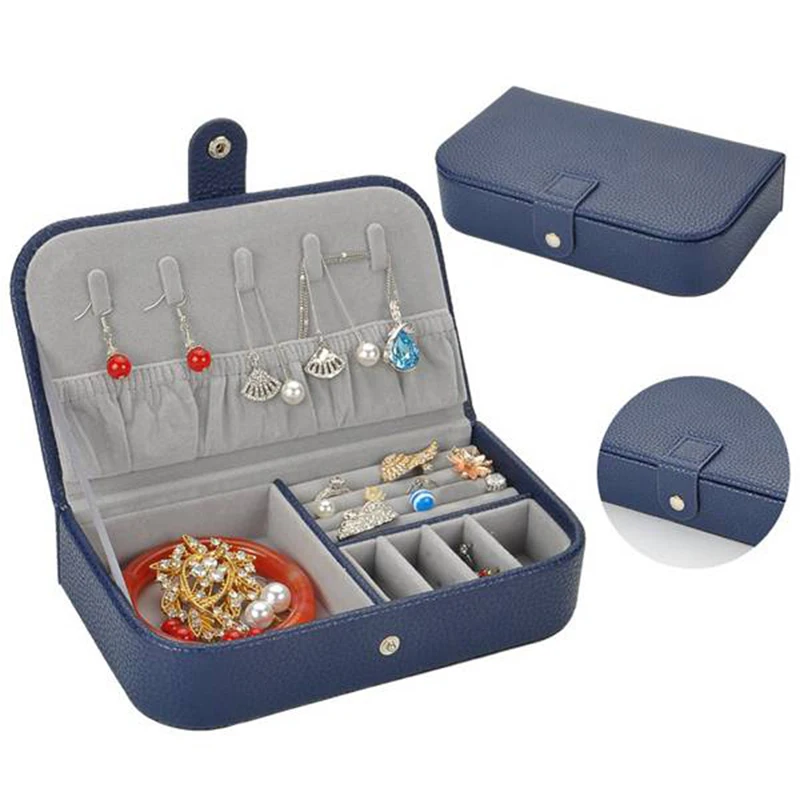 Newest Pattern Jewelry Box Pu Lychee Pattern Earrings Storage Cases For Girl Portable Monolayer Jewelry Organizer
Newest Pattern Jewelry Box Pu Lychee Pattern Earrings Storage Cases For Girl Portable Monolayer Jewelry Organizer