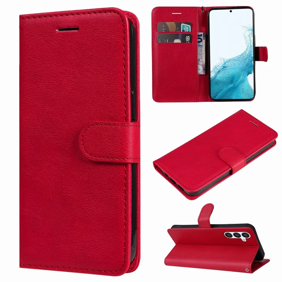 

Card Slot Flip Case For Motorola Moto E13 E20 E22 E22i E30 E32 E32S E40 E7 G9 Play E7i Power Plus Wallet With Hand Strap P06E