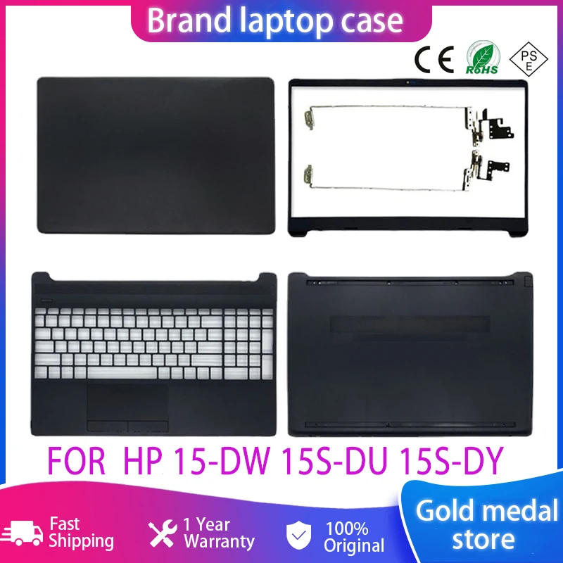 FOR New HP 15-DW 15S-DU 15S-DY DR TPN-C139 Laptop LCD Back Cover Front Bezel Hinges Palmrest Bottom Case Cover Black
FOR New HP 15-DW 15S-DU 15S-DY DR TPN-C139 Laptop LCD Back Cover Front Bezel Hinges Palmrest Bottom Case Cover Black