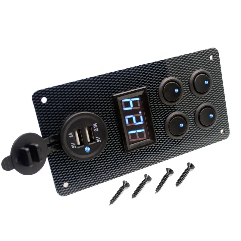 2022 New Waterproof Boat Switches Voltmeter Socket Dual USB Socket Panel Mount USB Socket Car Accessories Tools Official Store
2022 New Waterproof Boat Switches Voltmeter Socket Dual USB Socket Panel Mount USB Socket Car Accessories Tools Official Store
