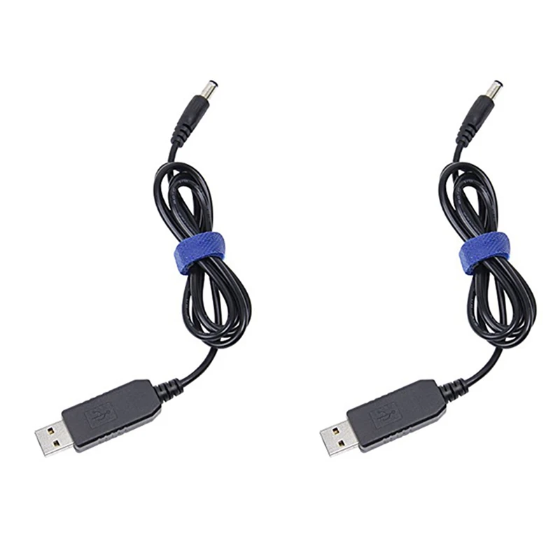 2 Pcs New USB To DC Convert Cable Step-Up Cable 5.5X2.1Mm DC Male 1M, 5V To 5V Voltage & 5V To 12V Voltage
2 Pcs New USB To DC Convert Cable Step-Up Cable 5.5X2.1Mm DC Male 1M, 5V To 5V Voltage & 5V To 12V Voltage
