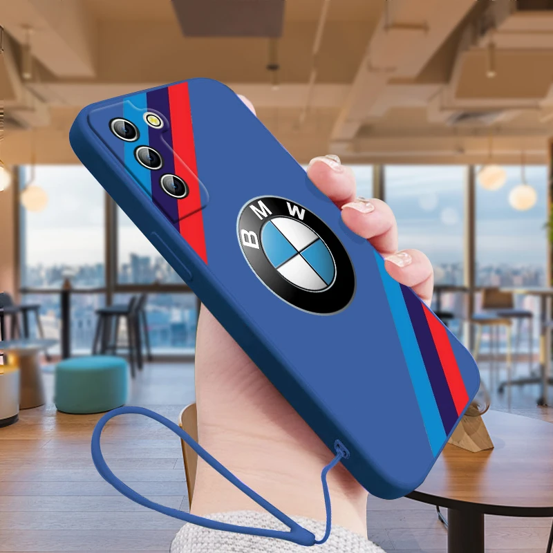 Luxury BMW Fashion LOGO Phone Case For Samsung Galaxy S23 S22 S21 S20 Pro FE S10 Note 20 Plus Ultra Liquid Rope Funda
Luxury BMW Fashion LOGO Phone Case For Samsung Galaxy S23 S22 S21 S20 Pro FE S10 Note 20 Plus Ultra Liquid Rope Funda