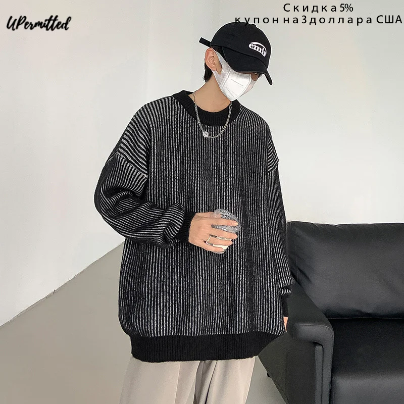 2022 Spring Autumn Men Knitted Sweaters Casual Loose High Street Hip Pop Man Fashion Pullovers Bottomed Streetwear Tops
2022 Spring Autumn Men Knitted Sweaters Casual Loose High Street Hip Pop Man Fashion Pullovers Bottomed Streetwear Tops
