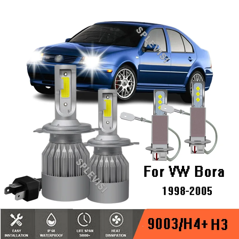 4x 6000K White High-Low Beam Fog Headlight Bulbs Combo 472 453 For Volkswagen VW Bora 1998-2005 1999 2000 2001 2002 2003 2004
4x 6000K White High-Low Beam Fog Headlight Bulbs Combo 472 453 For Volkswagen VW Bora 1998-2005 1999 2000 2001 2002 2003 2004