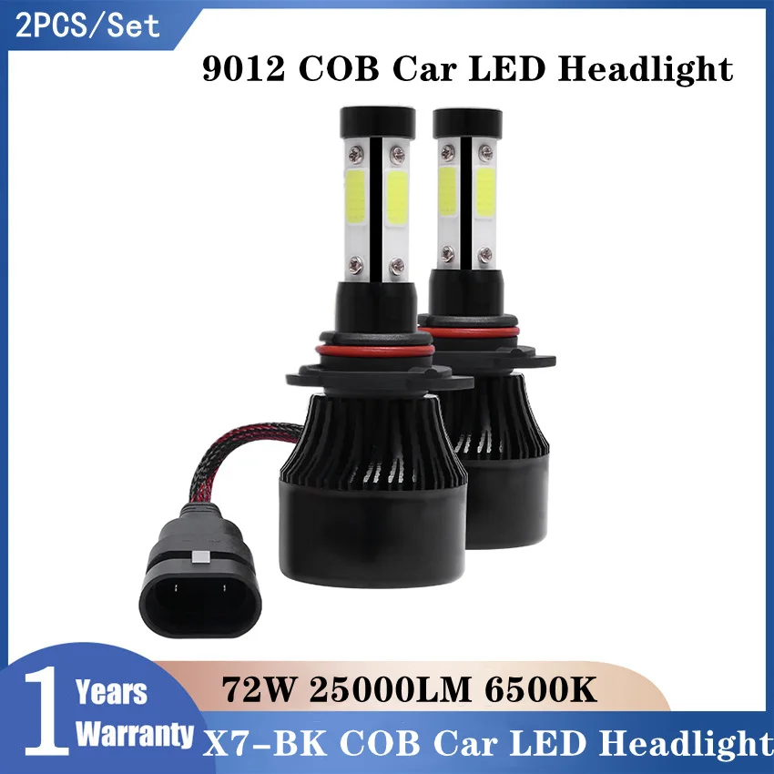 X7-BK 9012 H1 Auto Bulb H7 H11 HB3 HB4 Car LED Headlight Bulbs H4 Hi-Lo Beam 72W 25000LM 6500K Automobiles Headlamp Fog Lights
X7-BK 9012 H1 Auto Bulb H7 H11 HB3 HB4 Car LED Headlight Bulbs H4 Hi-Lo Beam 72W 25000LM 6500K Automobiles Headlamp Fog Lights