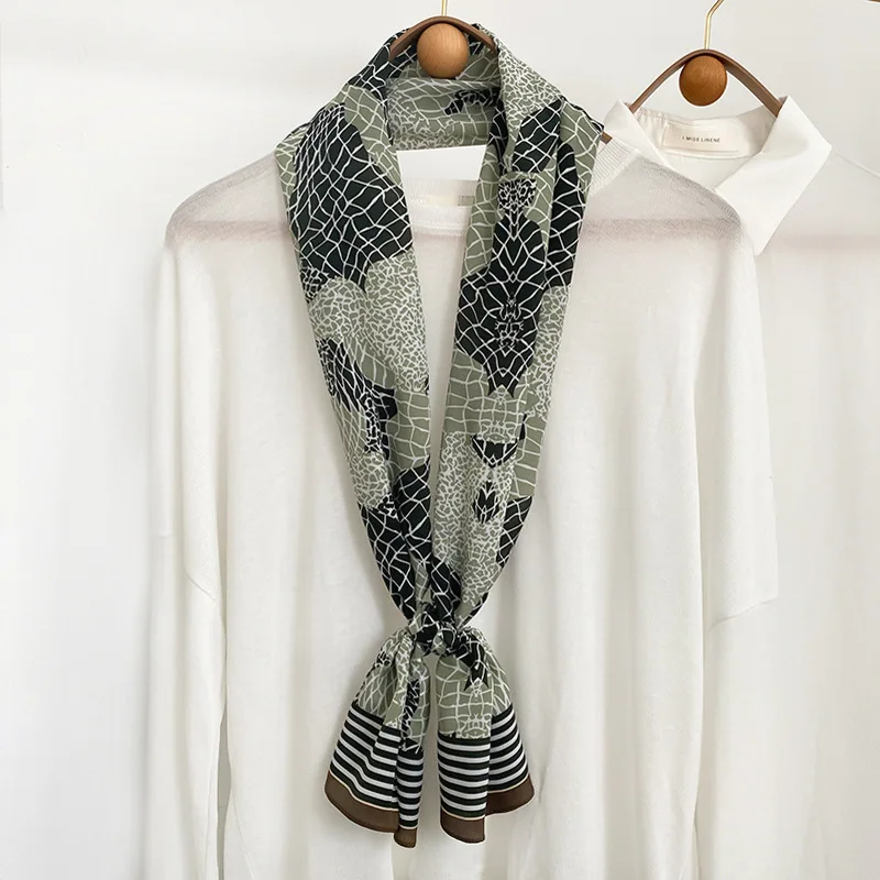 New Scarf &Wrap 2023 Summer New Korean Style 100% Silk Scarf Women's Double-sided Silk Scarf Long Scarf
New Scarf &Wrap 2023 Summer New Korean Style 100% Silk Scarf Women's Double-sided Silk Scarf Long Scarf