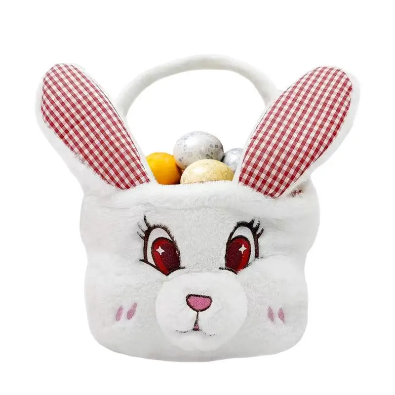 

Easter Eggs Basket Easter Bunny Plush Egg Baskets With Ears Bunny Baskets Animal Egg Bags Birthday Gifts Party Favors For Boys