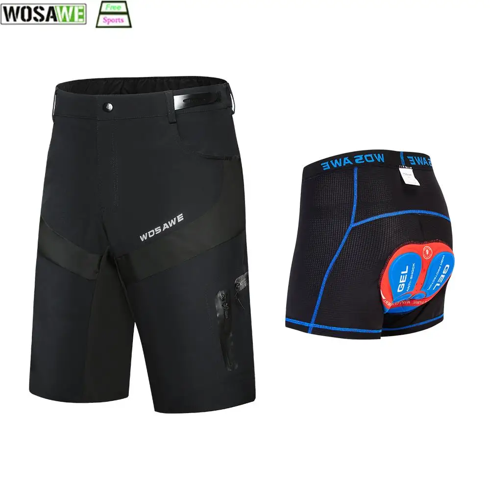 WOSAWE Summer Cycling Shorts Breathable Mesh Cycling Underwear 5D Gel Pad Shockproof MTB Bike Shorts Mountain Bicycle Loose Fit
WOSAWE Summer Cycling Shorts Breathable Mesh Cycling Underwear 5D Gel Pad Shockproof MTB Bike Shorts Mountain Bicycle Loose Fit