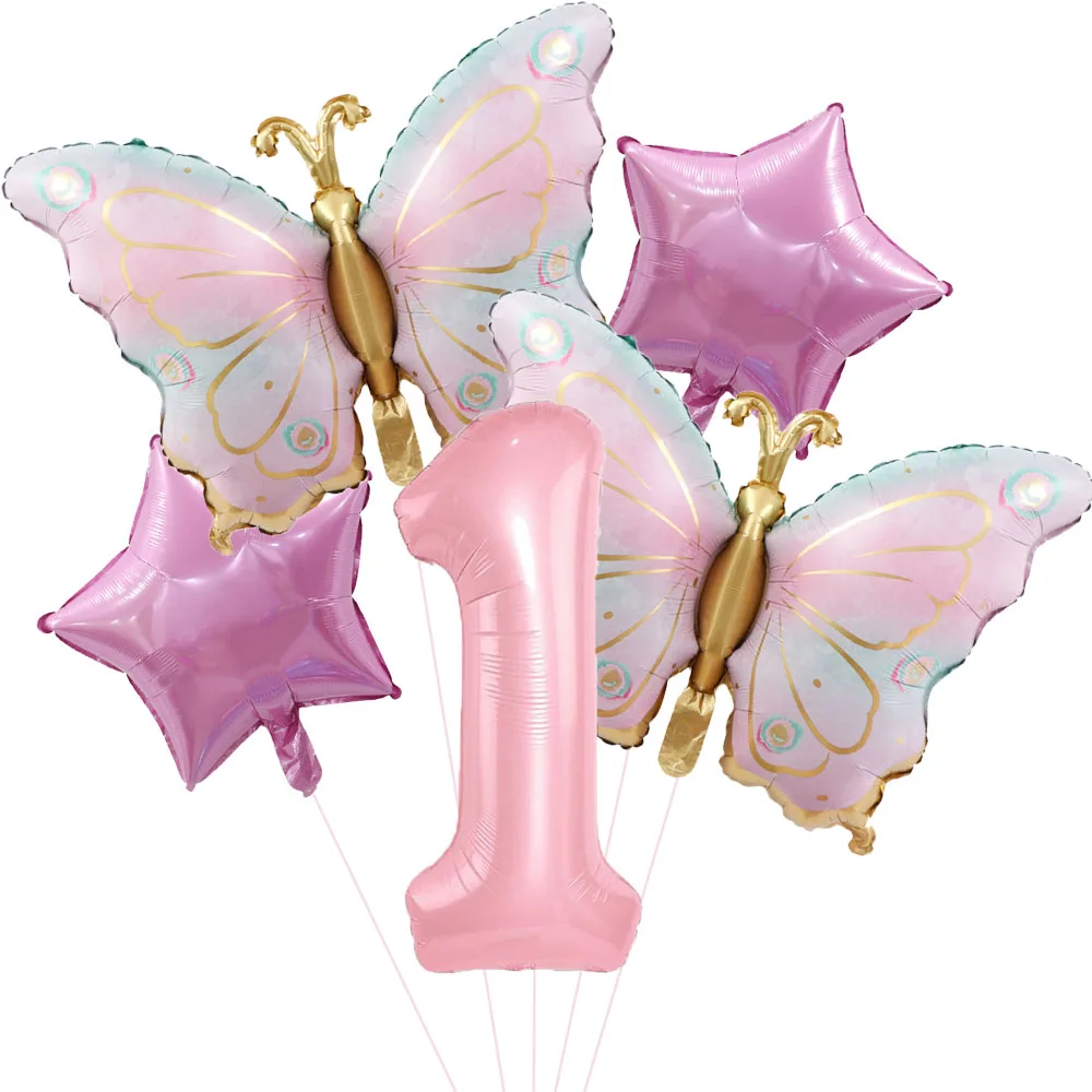 Набор воздушных шаров в виде Розовых Бабочек, 40 Дюймов, 5 шт.
Набор воздушных шаров в виде Розовых Бабочек, 40 Дюймов, 5 шт.