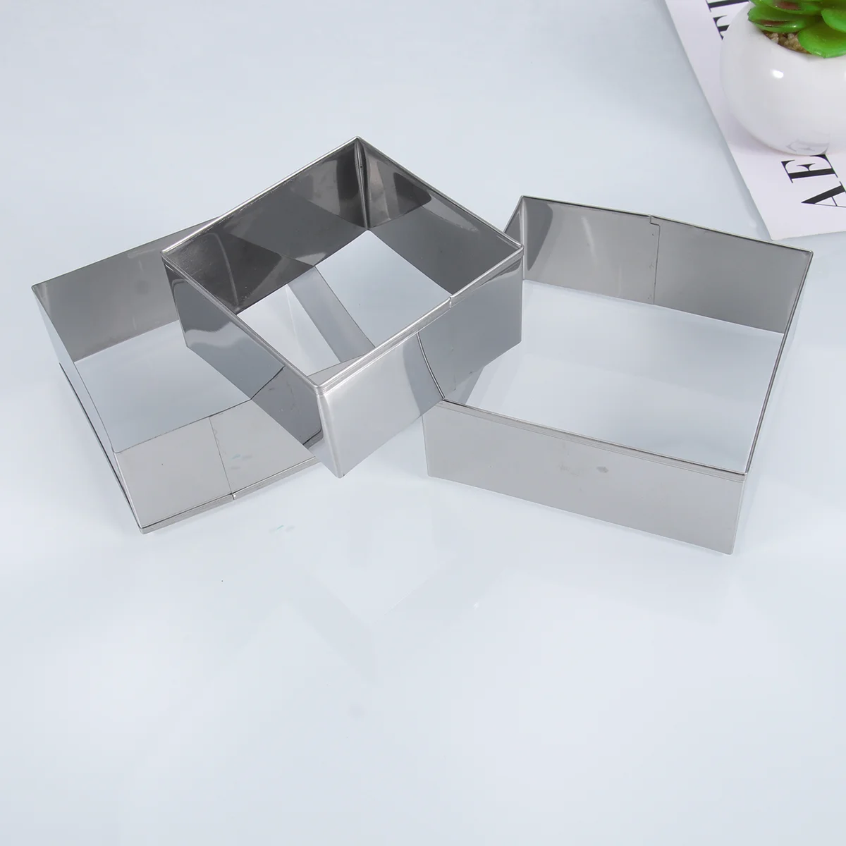 Square Baking Cake Cookiemolds Rings Metalbiscuit Stainless Steel Mold Ring Pastry Mould Mini Mousse Candy Making Tool Dough
Square Baking Cake Cookiemolds Rings Metalbiscuit Stainless Steel Mold Ring Pastry Mould Mini Mousse Candy Making Tool Dough