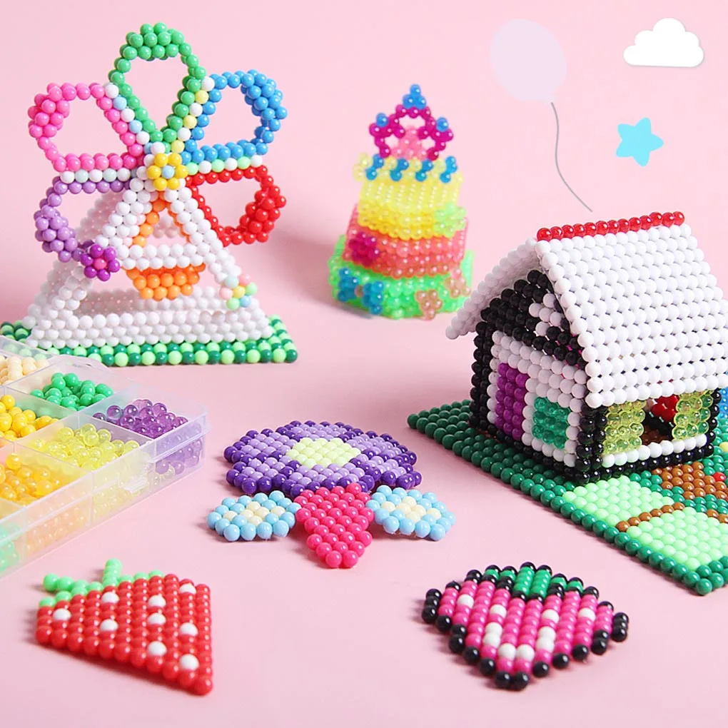 Water Fuse Beads Kit 24 Colors 3000 Beads Children Water Sticky Art Crafts Toys Kids DIY Supplies
Water Fuse Beads Kit 24 Colors 3000 Beads Children Water Sticky Art Crafts Toys Kids DIY Supplies