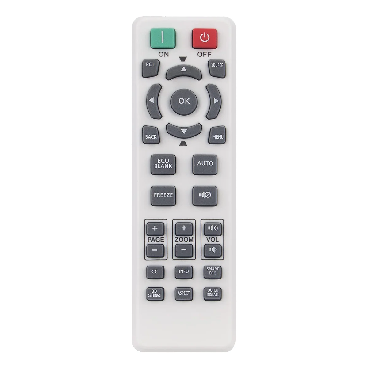 RS7286 Replace Remote Control for Projector TH682ST TH681 TH535 TH530 MS527 MS524 W1080ST W1070 HT1075 HT2150ST
RS7286 Replace Remote Control for Projector TH682ST TH681 TH535 TH530 MS527 MS524 W1080ST W1070 HT1075 HT2150ST