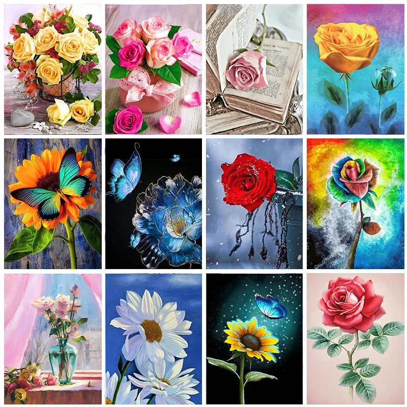 JIEME 5D DIY Diamond Painting Flowers Full Round Diamond Mosaic Landscape Embroidery Bedroom Decoration
JIEME 5D DIY Diamond Painting Flowers Full Round Diamond Mosaic Landscape Embroidery Bedroom Decoration
