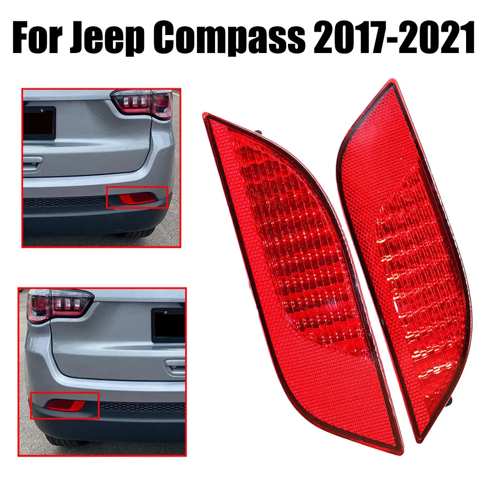 1 Pair Rear Bumper Reflective Strip Right Bumper Reflector For Jeep Compass 2017-2021 55112679AA , 55112678AA
1 Pair Rear Bumper Reflective Strip Right Bumper Reflector For Jeep Compass 2017-2021 55112679AA , 55112678AA
