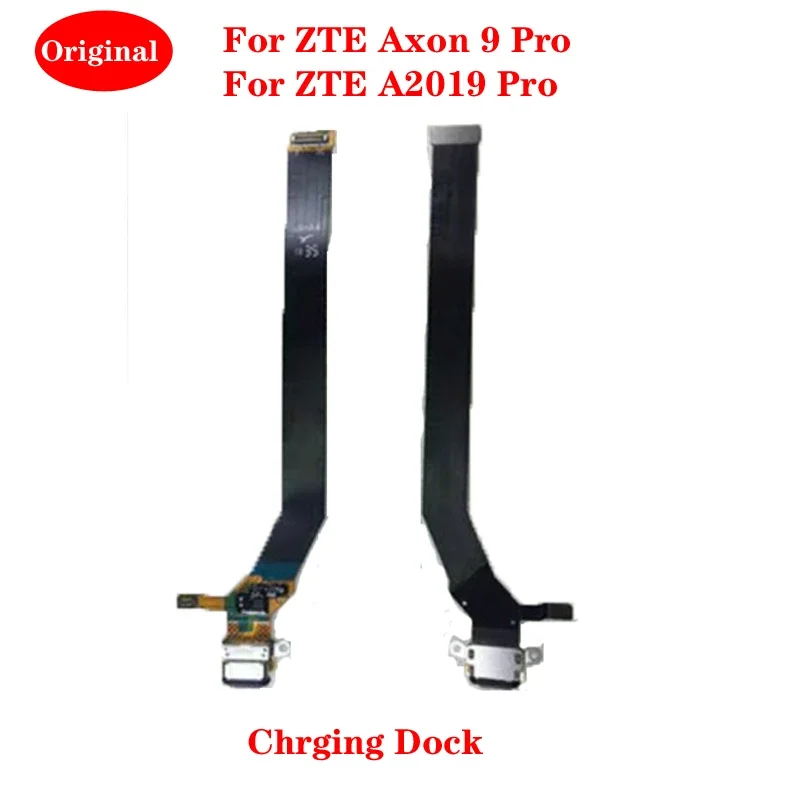 Для ZTE Axon 9 Pro A2019 USB-разъем для быстрой зарядки Type-C разъем док-станции с ЖК-дисплеем