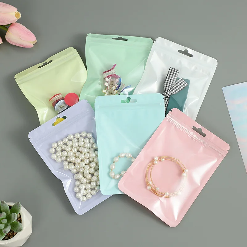 10Pcs Macaron Colors Ziplock Bag PET Waterproof Thick Transparent Portable Storage Sealed Pocket Cosmetic Jewelry Organizer Bags
10Pcs Macaron Colors Ziplock Bag PET Waterproof Thick Transparent Portable Storage Sealed Pocket Cosmetic Jewelry Organizer Bags