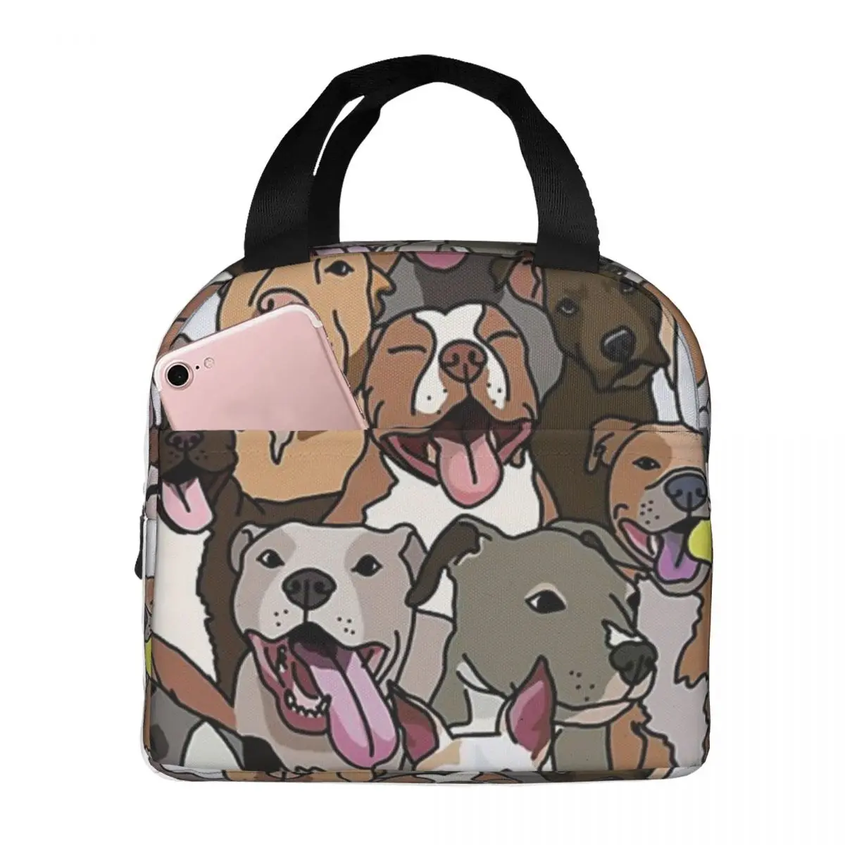 Pitbull Dog Pattern All The Mutts Insulated Lunch Bags Picnic Bag Thermal Cooler Lunch Box Lunch Tote for Woman Work Kids School
Pitbull Dog Pattern All The Mutts Insulated Lunch Bags Picnic Bag Thermal Cooler Lunch Box Lunch Tote for Woman Work Kids School