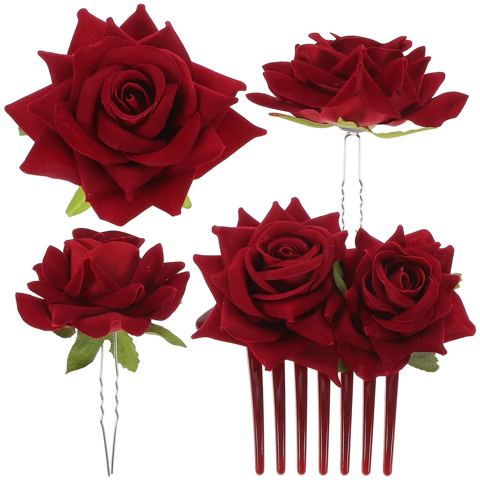Rose Hair Clip Bobby Pin Wedding Headdress Ornaments Girls Accessories Modeling Plush Fabrics Hairpin Bride Clips
Rose Hair Clip Bobby Pin Wedding Headdress Ornaments Girls Accessories Modeling Plush Fabrics Hairpin Bride Clips