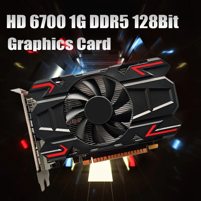 HD6700 1 ГБ DDR5 128Bit видеокарта PCIE 2,0 GPU HDMI-совместимая видеокарта DVI VGA для AMD
HD6700 1 ГБ DDR5 128Bit видеокарта PCIE 2,0 GPU HDMI-совместимая видеокарта DVI VGA для AMD
