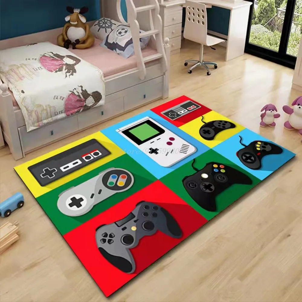 Game Pattern Carpet Hand Woven Cotton Linen Rug Bedside Game Machine Electric Carpet Handle Living Room Video Game Floor Mat
Game Pattern Carpet Hand Woven Cotton Linen Rug Bedside Game Machine Electric Carpet Handle Living Room Video Game Floor Mat