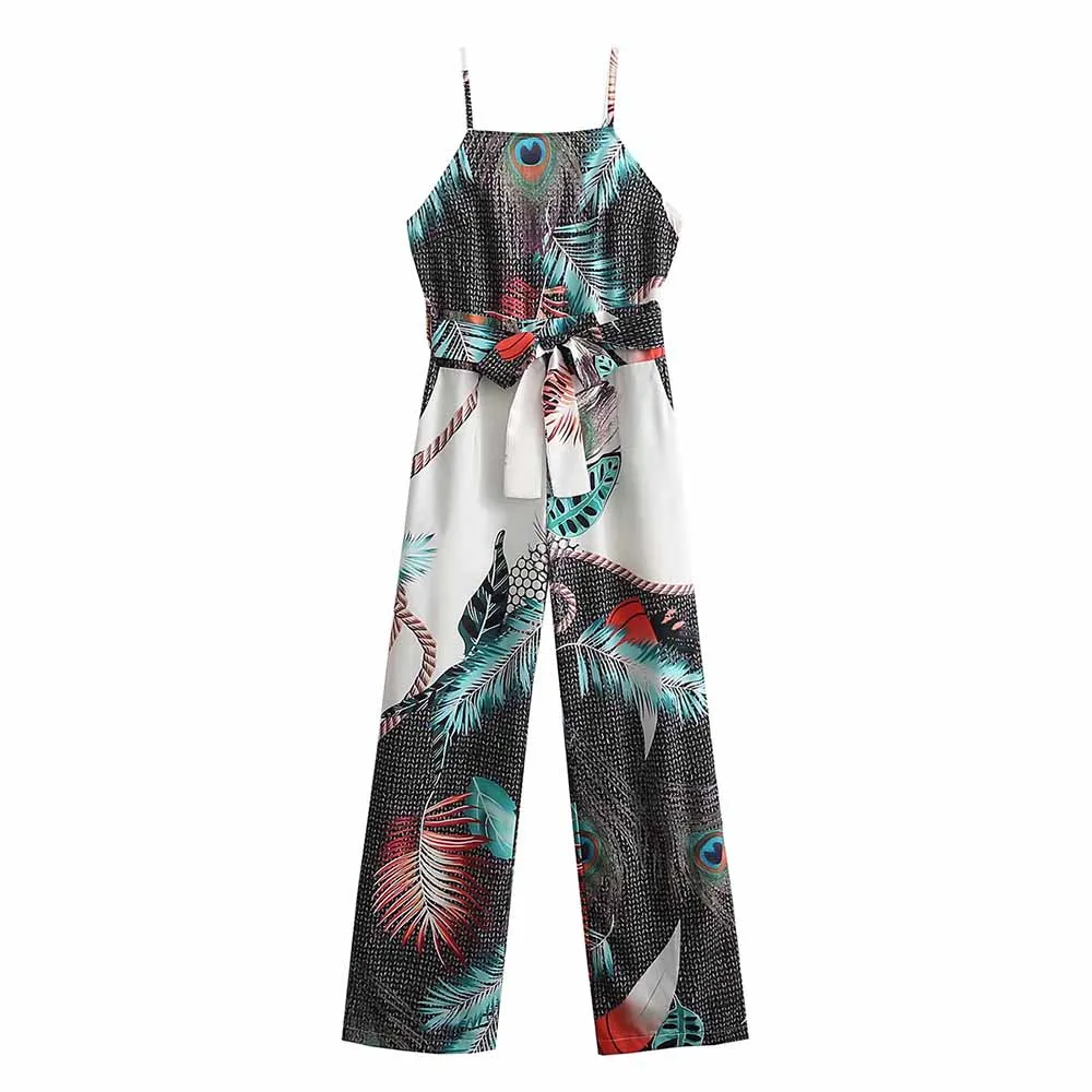 URMASZA2022 women's spring and summer new high street fashion long printed suspenders ladies jumpsuits
URMASZA2022 women's spring and summer new high street fashion long printed suspenders ladies jumpsuits