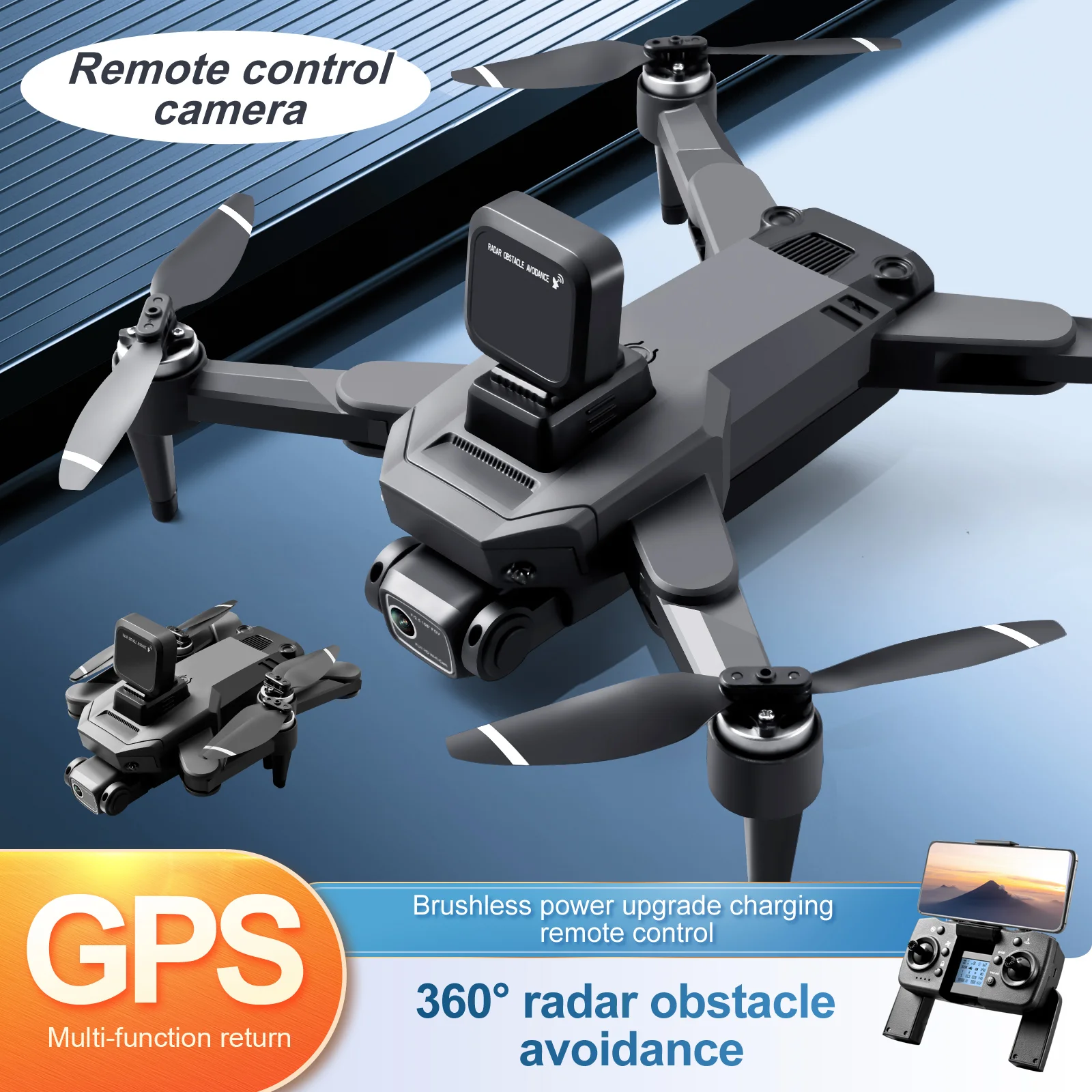 S109 GPS Drone 8K HD Dual Camera 5G WIFI Professional Laser Obstacle Avoidance Brushless Motor Helicopter Foldable RC Quadcopter
S109 GPS Drone 8K HD Dual Camera 5G WIFI Professional Laser Obstacle Avoidance Brushless Motor Helicopter Foldable RC Quadcopter