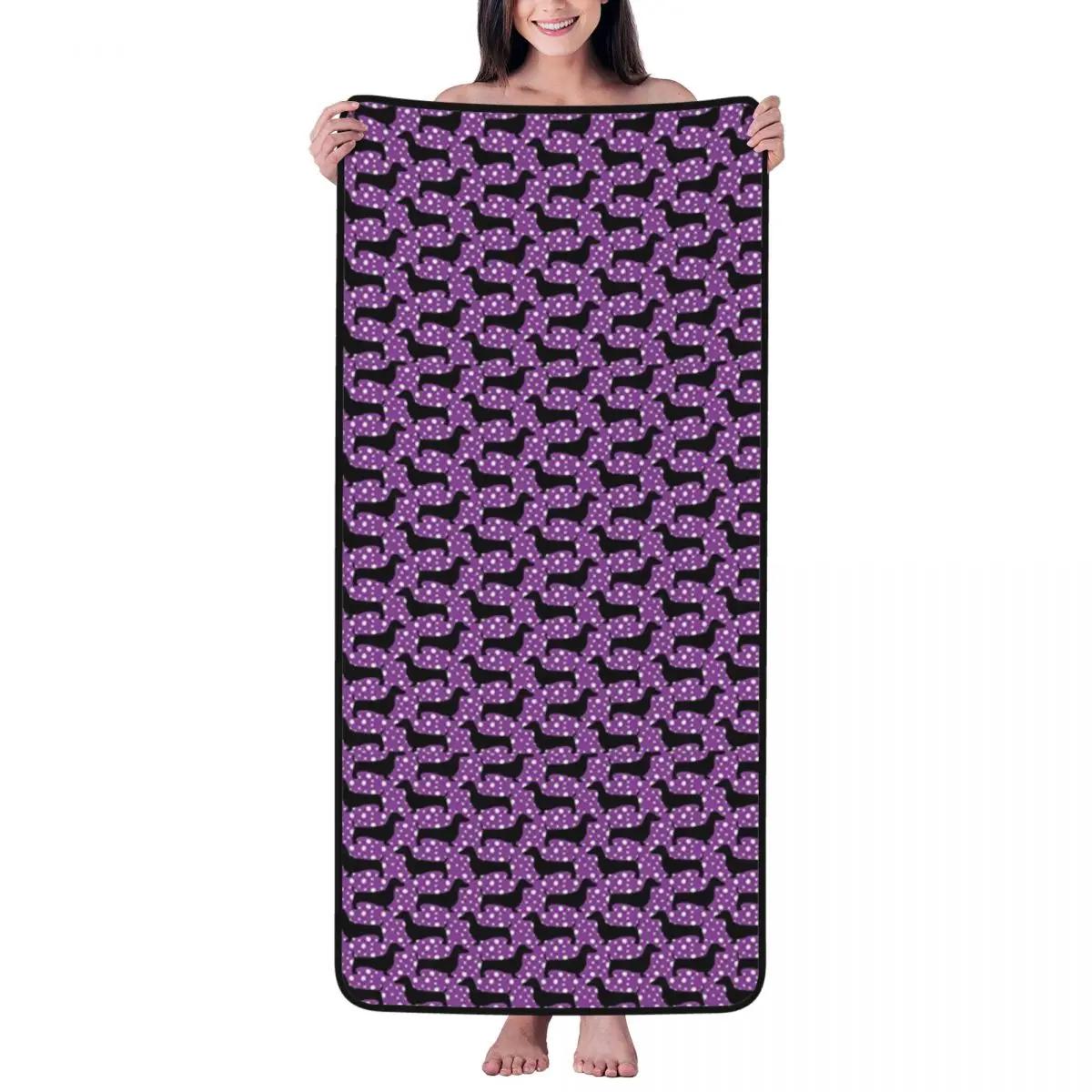 Dachshunds Purple Beach Towel for Adult Kids Microfiber Bath Towel Blanket for Camping Swim Pool Travel Beach Gym
Dachshunds Purple Beach Towel for Adult Kids Microfiber Bath Towel Blanket for Camping Swim Pool Travel Beach Gym