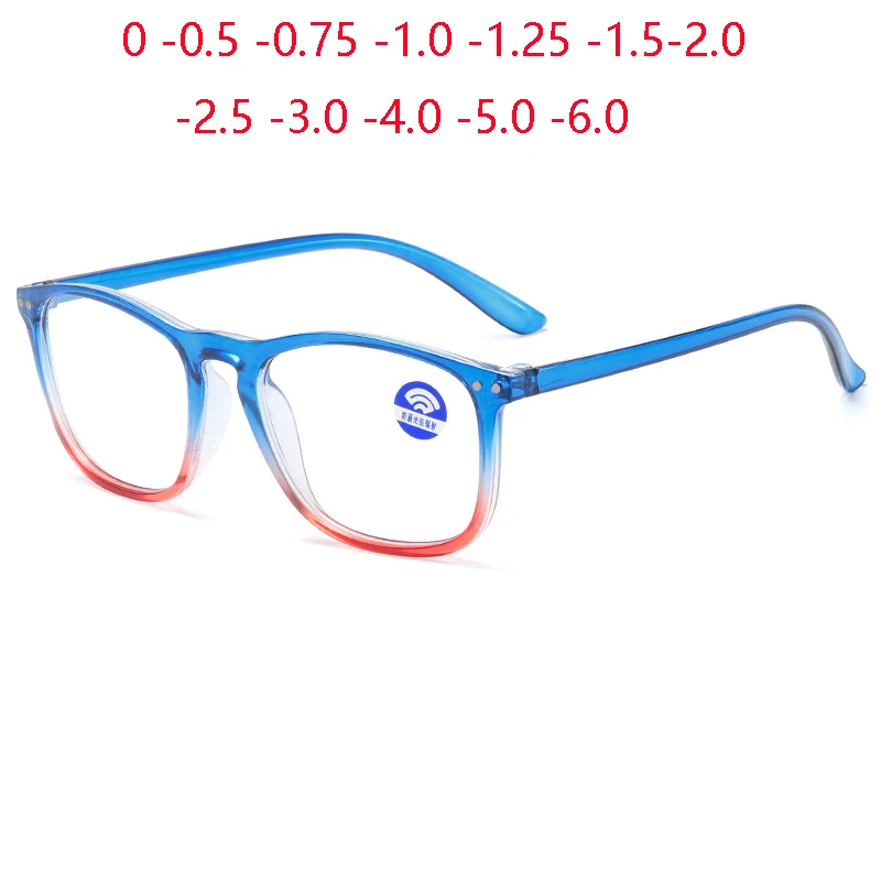 Double Color Frame Anti Blue Rays Square Prescription Eyeglasses With Astigmatism Myopia Photochromic Goggles 0 -0.5 -0.75 To -6
Double Color Frame Anti Blue Rays Square Prescription Eyeglasses With Astigmatism Myopia Photochromic Goggles 0 -0.5 -0.75 To -6