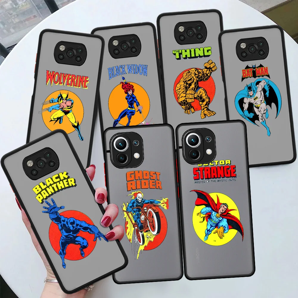 Shockproof Case for Redmi Note 11 10 Pro 9S 8 7 K40 9C Mobile Phones Shell 11T 9A Clear Soft Cover Marvel Comics Character Hero
Shockproof Case for Redmi Note 11 10 Pro 9S 8 7 K40 9C Mobile Phones Shell 11T 9A Clear Soft Cover Marvel Comics Character Hero