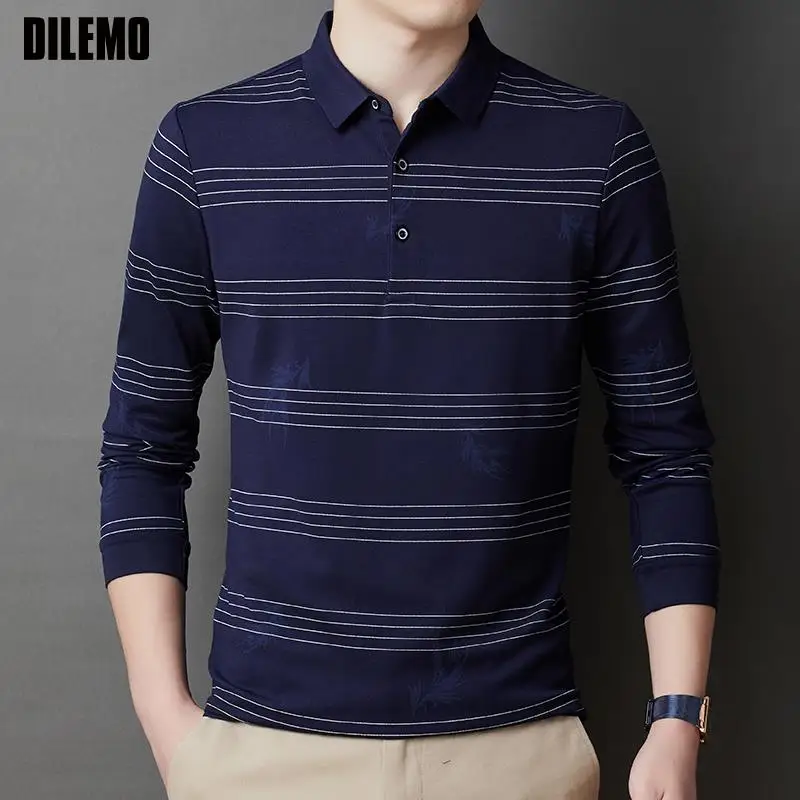 Top Grade Luxury New Fashion Brand Designer Polo Shirt Men 2022 Casual Slim Fit Korean Stripped Long Sleeve Tops Men Clothing
Top Grade Luxury New Fashion Brand Designer Polo Shirt Men 2022 Casual Slim Fit Korean Stripped Long Sleeve Tops Men Clothing