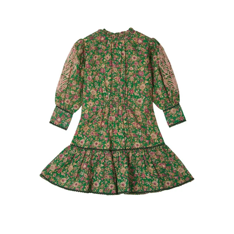Весеннее платье для девочек, детское платье среднего и маленького размера с зелеными сломанными цветами, длинная юбка с вышивкой в тяжелой промышленности, детское платье в иностранном стиле, 22
Весеннее платье для девочек, детское платье среднего и маленького размера с зелеными сломанными цветами, длинная юбка с вышивкой в тяжелой промышленности, детское платье в иностранном стиле, 22