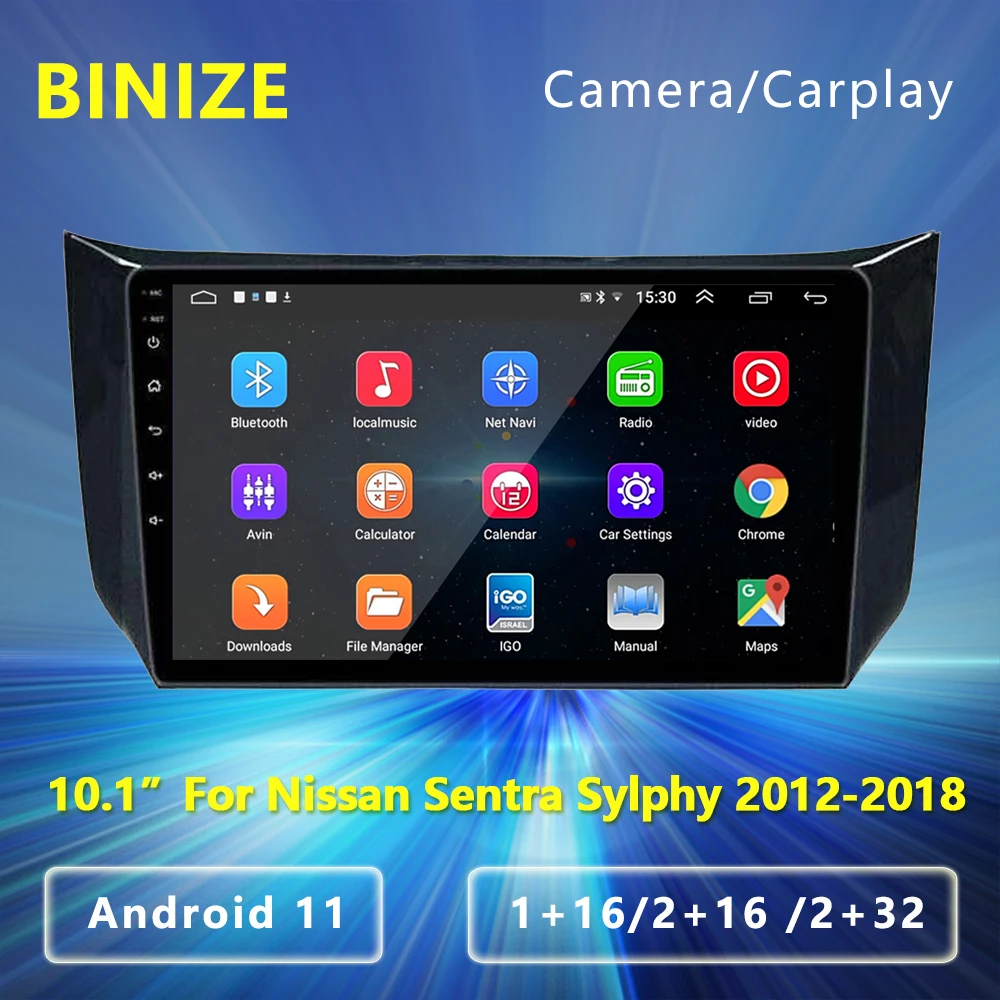 Автомагнитола 2 Din Carplay для Nissan Sylphy Sentra 2012-2018 Android мультимедийный видеоплеер 10 ''Стерео Авторадио GPS навигация
Автомагнитола 2 Din Carplay для Nissan Sylphy Sentra 2012-2018 Android мультимедийный видеоплеер 10 ''Стерео Авторадио GPS навигация
