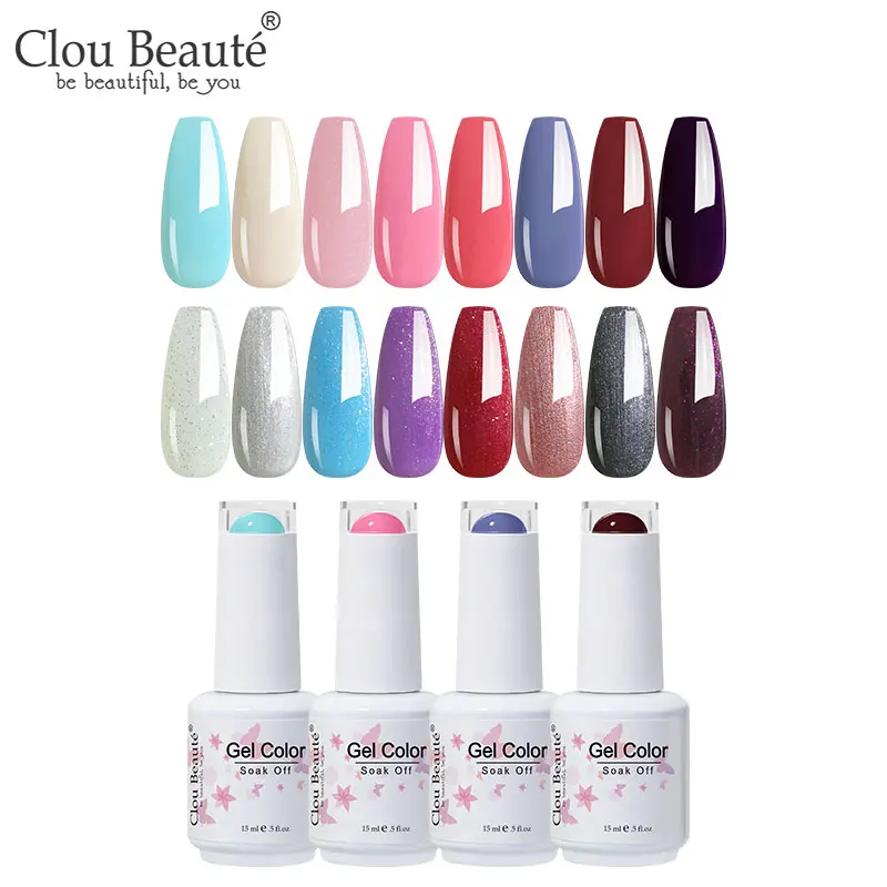 Clou Beaute Nail Polish Gel Nail lakiery hybrydowe Gellak Vernis Semi Permanent for Nails 15ml 179 Colors Nail Gel Polish
Clou Beaute Nail Polish Gel Nail lakiery hybrydowe Gellak Vernis Semi Permanent for Nails 15ml 179 Colors Nail Gel Polish