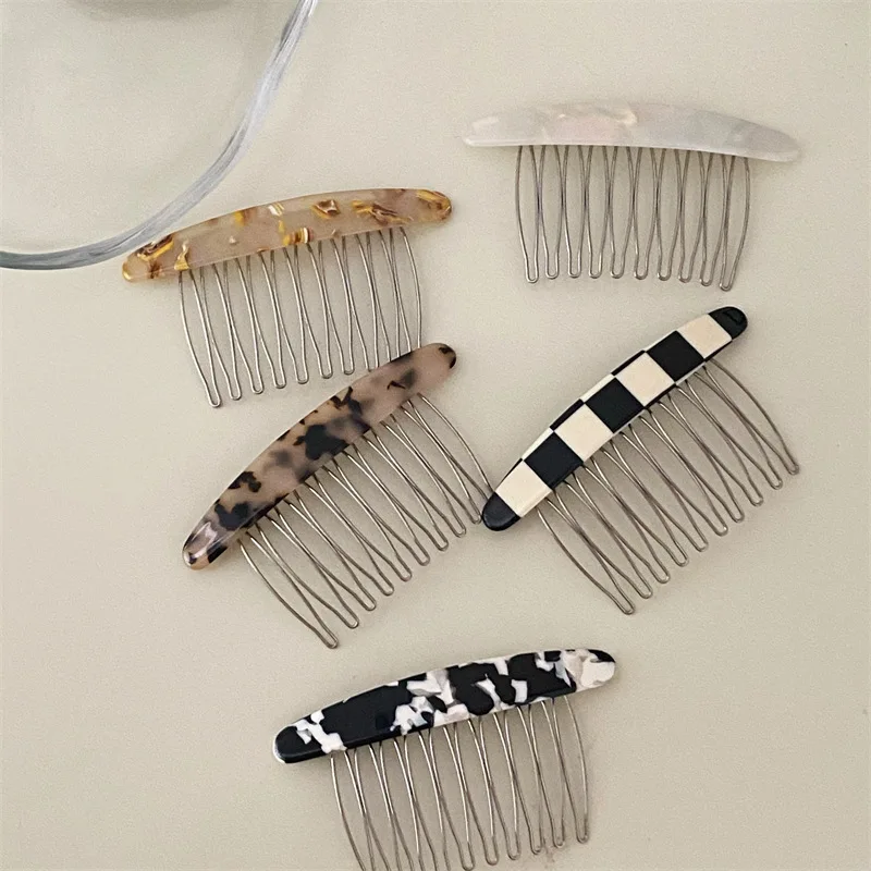 1Pcs Acrylic Hair Clip Comb Hair Accessories Girls Women Hairpin Hair Combs Hair Fork Hair Styling Tool Hair Accessories Plaid
1Pcs Acrylic Hair Clip Comb Hair Accessories Girls Women Hairpin Hair Combs Hair Fork Hair Styling Tool Hair Accessories Plaid