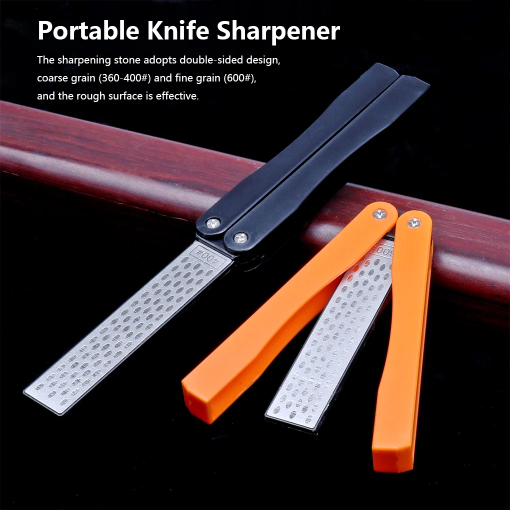 Double Sided Folded Pocket Sharpener Diamond Knife Sharpening Kitchen Handheld Whetstone Household Tools Home for Hiking
Double Sided Folded Pocket Sharpener Diamond Knife Sharpening Kitchen Handheld Whetstone Household Tools Home for Hiking