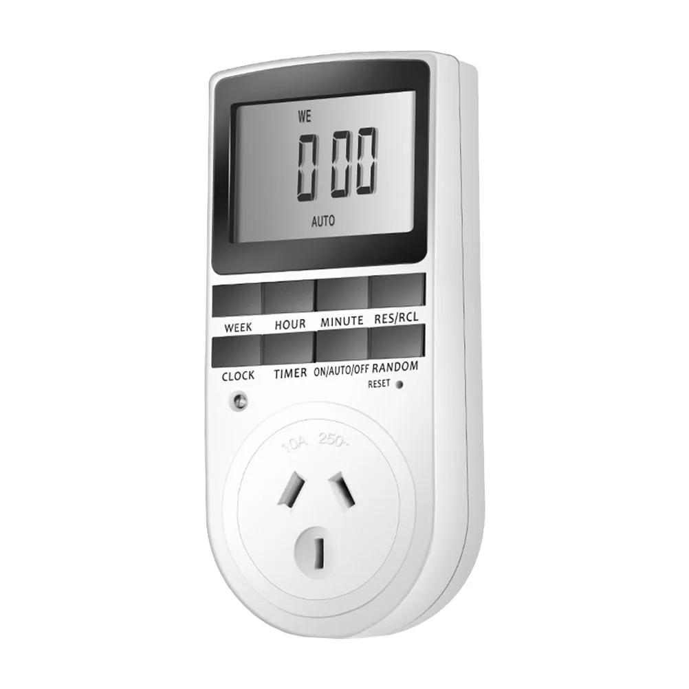 Indoor Plug-in Electronic Timer Outlet Energy-Saving Programmable Timer AU Plug
Indoor Plug-in Electronic Timer Outlet Energy-Saving Programmable Timer AU Plug