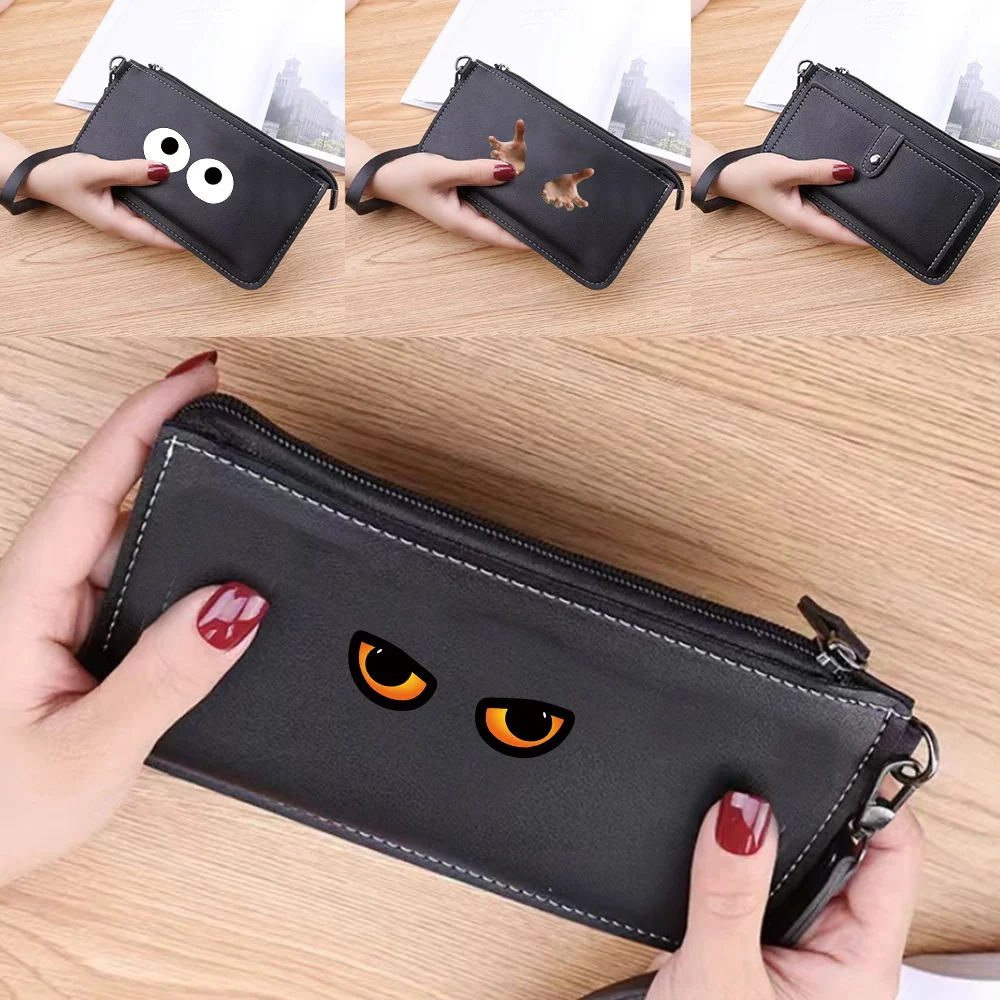 Zipper Wallet for Women Credit ID Bank Card Holder Fashion Coin Purse Black Luxury Business Foldable Wallet Clutch Chest Pattern
Zipper Wallet for Women Credit ID Bank Card Holder Fashion Coin Purse Black Luxury Business Foldable Wallet Clutch Chest Pattern