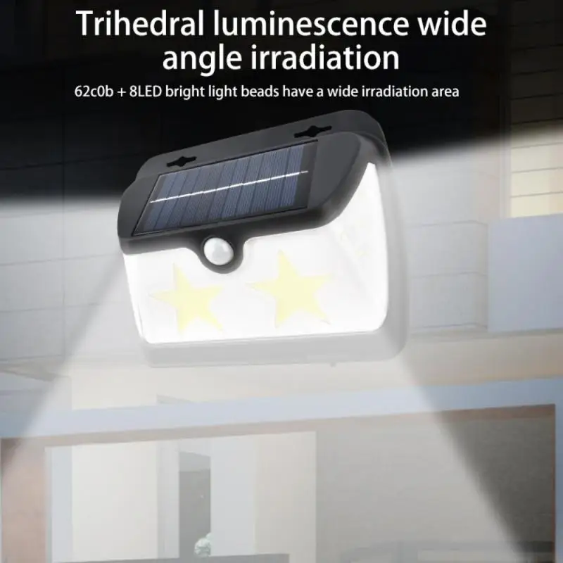 LED Solar Wall Light Outdoor Motion Sensor Solar Street Lamp 62 COB+8LED Wick Waterproof Home Garden Patio Yard Lighing
LED Solar Wall Light Outdoor Motion Sensor Solar Street Lamp 62 COB+8LED Wick Waterproof Home Garden Patio Yard Lighing