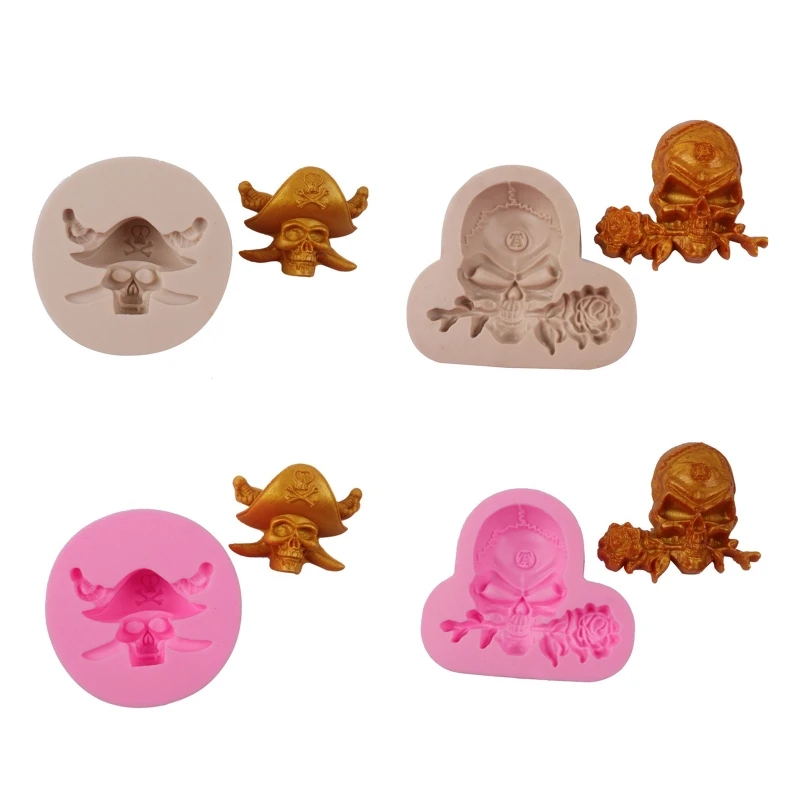 Silicone Chocolate Mold Skull Shape Chocolate Candy Moulds Baking Gadgets Non-stick Silicone Material for Kitchen Baking
Silicone Chocolate Mold Skull Shape Chocolate Candy Moulds Baking Gadgets Non-stick Silicone Material for Kitchen Baking