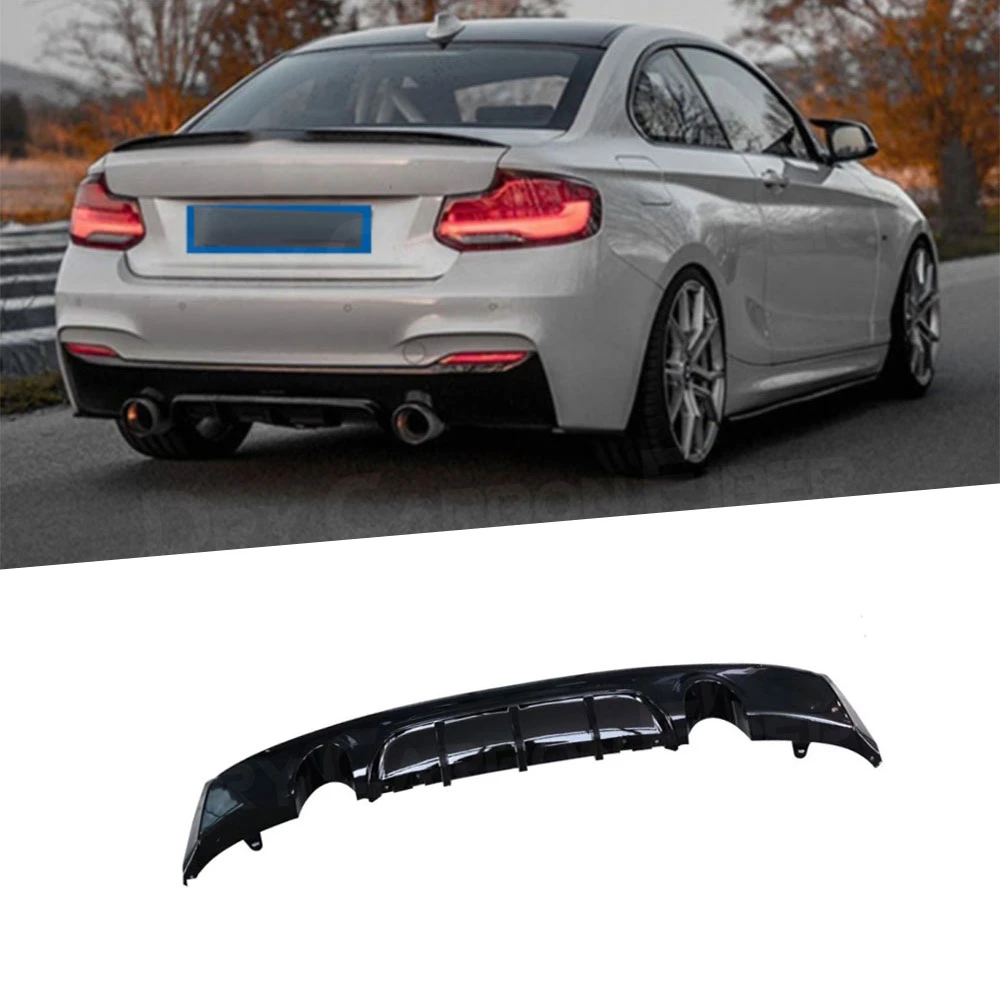 PP Car Rear Bumper Lip Spoiler Diffuser For BMW 2 Series F22 M Sport 2014-2017 Rear Diffuser Gloss Black Car Style Add On
PP Car Rear Bumper Lip Spoiler Diffuser For BMW 2 Series F22 M Sport 2014-2017 Rear Diffuser Gloss Black Car Style Add On