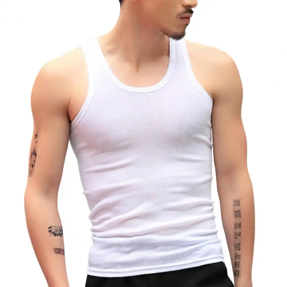 Men O-neck Sleeveless Tank Tops Solid Color Slim Fit Fitness Gym Workout Undershirt Bodybuilding Running Vest Tops
Men O-neck Sleeveless Tank Tops Solid Color Slim Fit Fitness Gym Workout Undershirt Bodybuilding Running Vest Tops