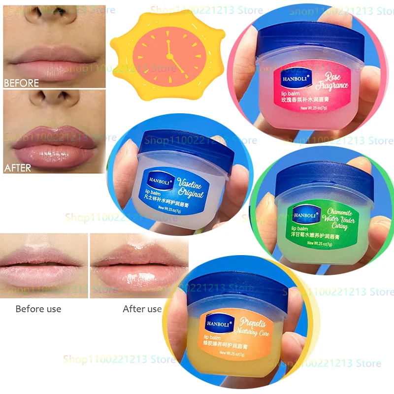 New Products Vaseline Lip Balm Moisturizing Moisturizing Lip Mask Men and Women To Lip Texture Repair Lip Care
New Products Vaseline Lip Balm Moisturizing Moisturizing Lip Mask Men and Women To Lip Texture Repair Lip Care