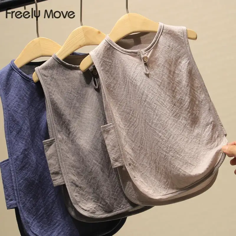 Freely Move Korean Baby Boys Cotton Linen Sleeveless T Shirts Children Vest Summer Pure Color Toddler Kids Casual Loose Tank
Freely Move Korean Baby Boys Cotton Linen Sleeveless T Shirts Children Vest Summer Pure Color Toddler Kids Casual Loose Tank